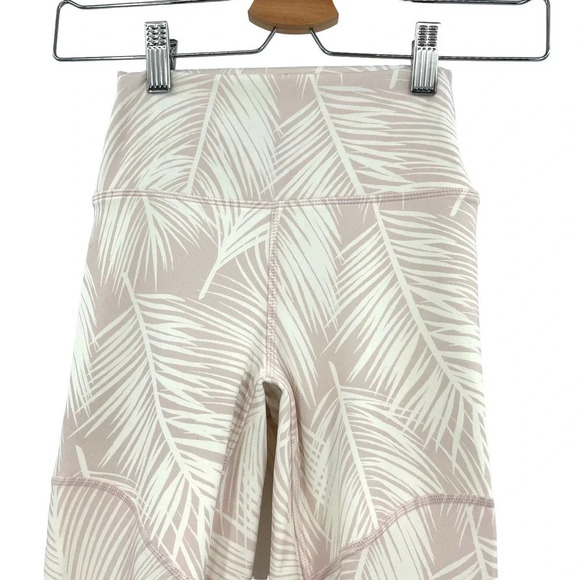 Spiritual Gangster High Vibe Leggings Pink Palm Print Size XS - Picture 3 of 10